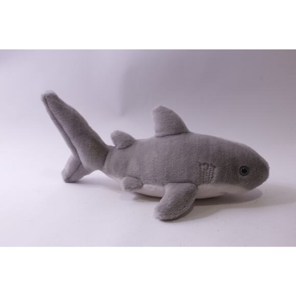 Sea World, Shark, Medium Plush, Ocean, Vintage, Stuffed Animal, ~ 250827-WH 547 - Picture 1 of 3